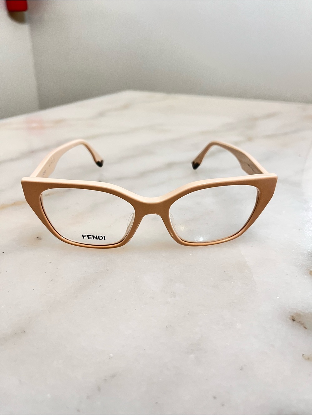Fendi Women's Beige Cat-Eye Glasses